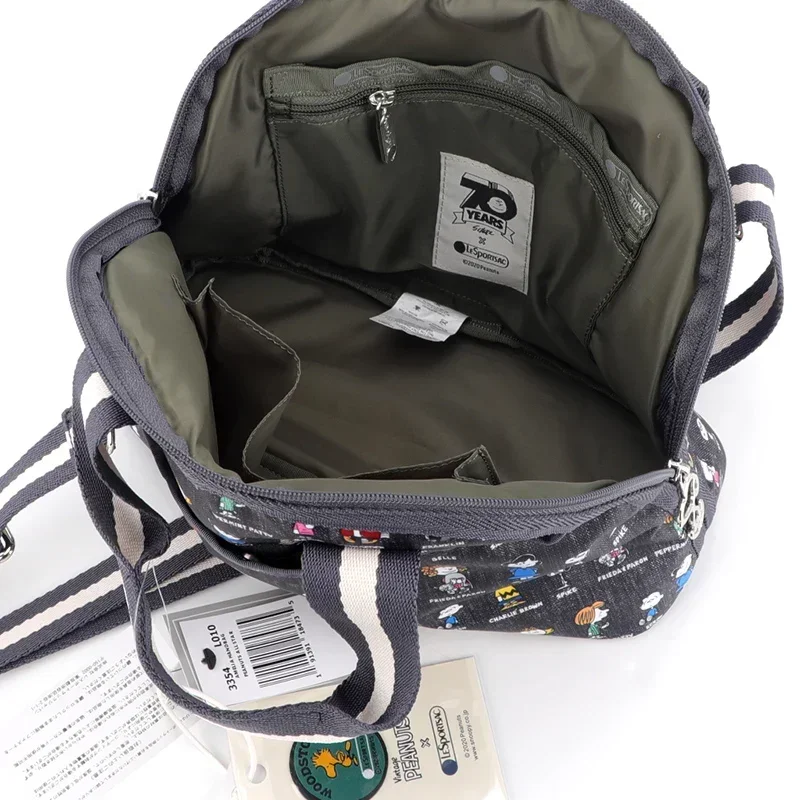 Портативная сумка Lesportsacs Shell для девочек модная легкая на плечо с принтом 3354