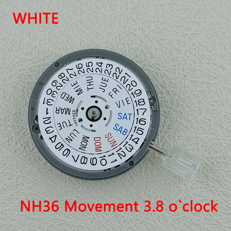 NH36/NH36A Movement 3.8 o 'clock Date/Cycle Japan Original Mechanical Automatic Movement Watch Parts