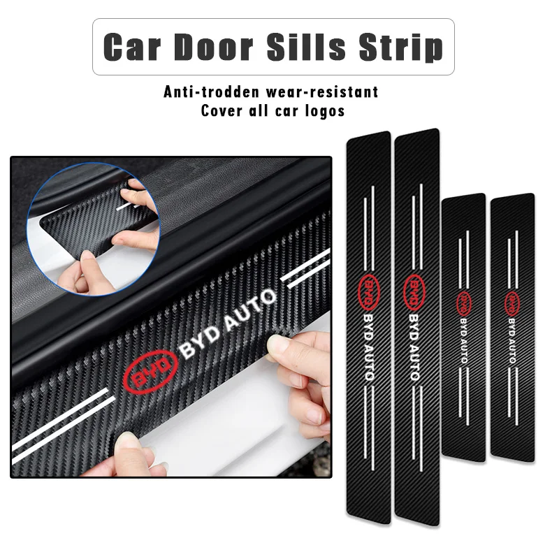 

Universal Car Door Sill Door Edge Stickers Protect for Honda Civic Accord Odyssey HRV FIT Jazz Pilot Jade CRV NSX Accessories