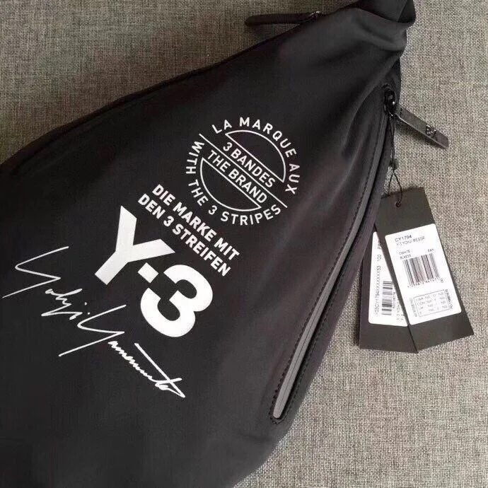 Y3 Shouler Bag Fashion Btrand Signature Waterproof Yohji Yamamoto Travel Bag Black Samurai Chest Bag Crossbody Male Shoulder Bag