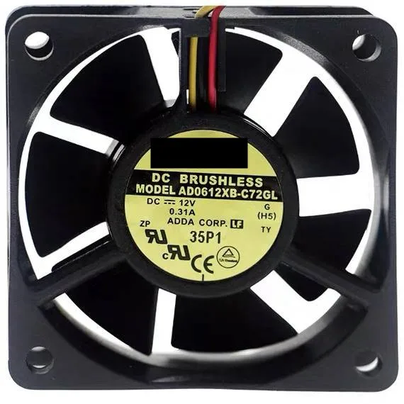 Оригинальный новый 100% рабочий Оригинальный двойной шариковый охлаждающий вентилятор 12 В а 60*60*20