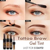 peel off eyebrow tearing eyebrow gel tattoo cream dyeing eyebrow cream tint dye semi permanent makeup waterproof beauty supplies