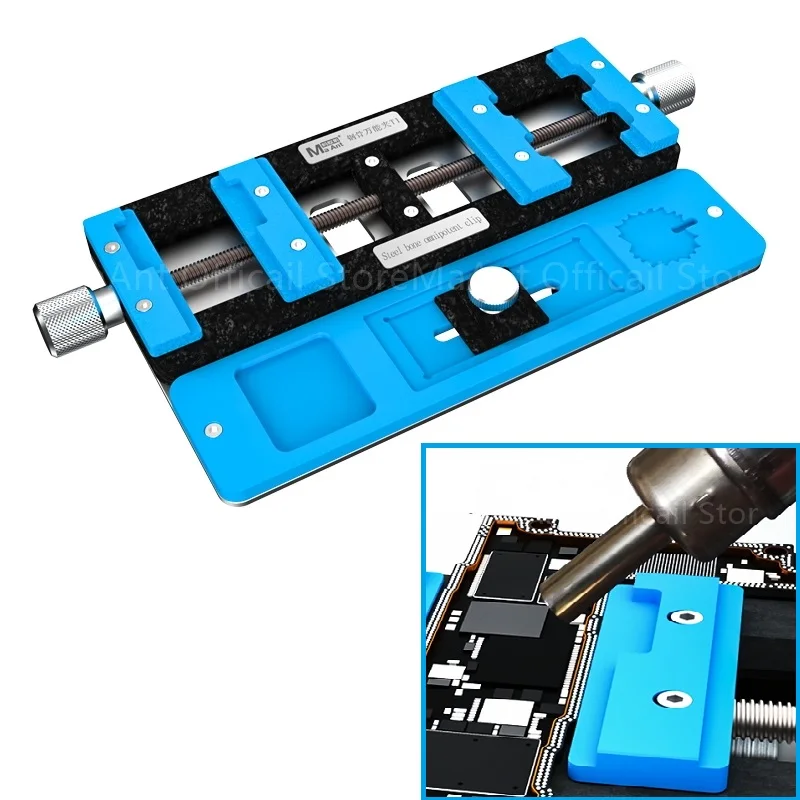 

MaAnt T1 Universal PCB Holder Motherboard Fixture High Temperature Resistance IC Chip Circuit Board Nand CPU Solder Clamp Clip