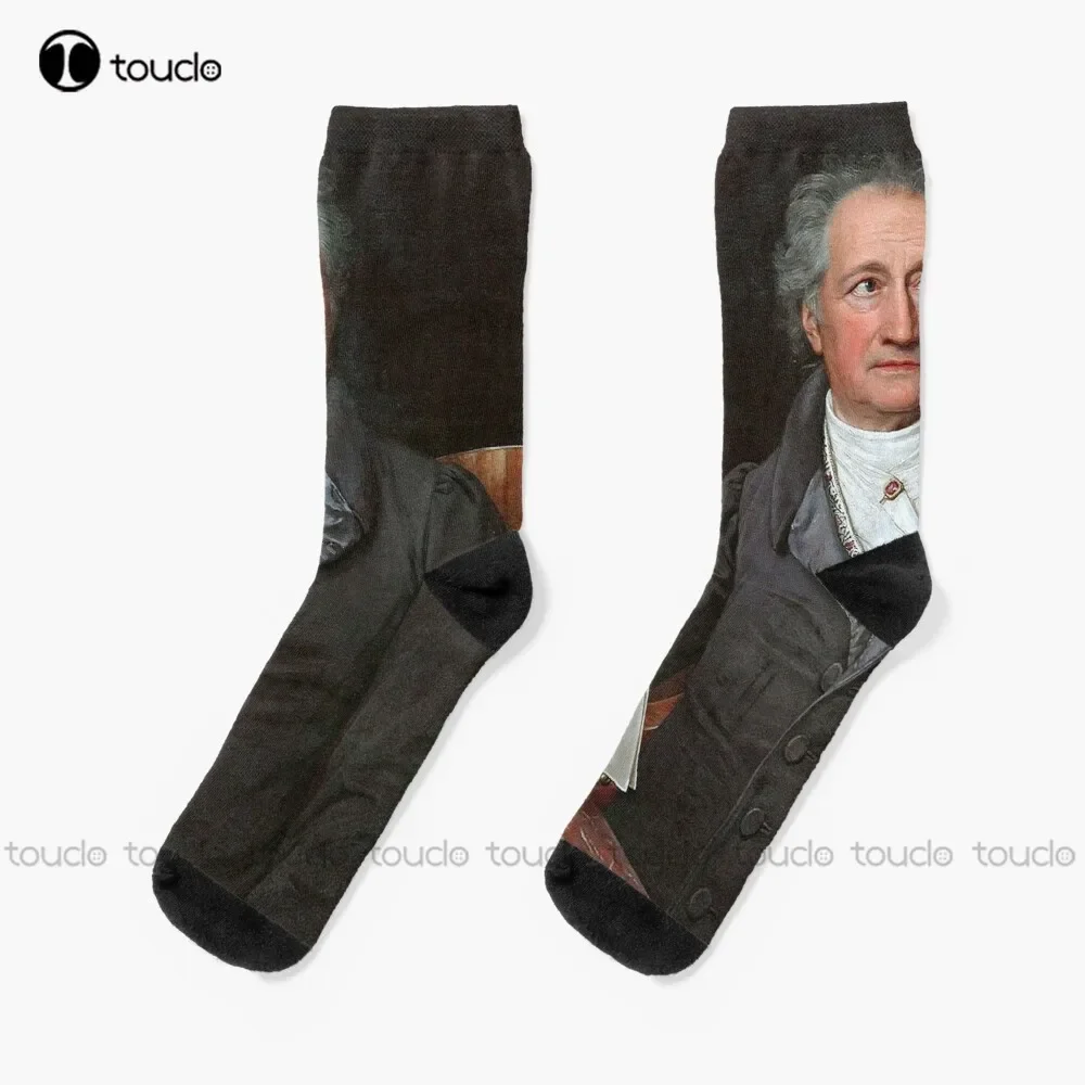 Носки Johann Wolfgang Von Goethe 1828 розовые носки для софтбола удобные спортивные с героями