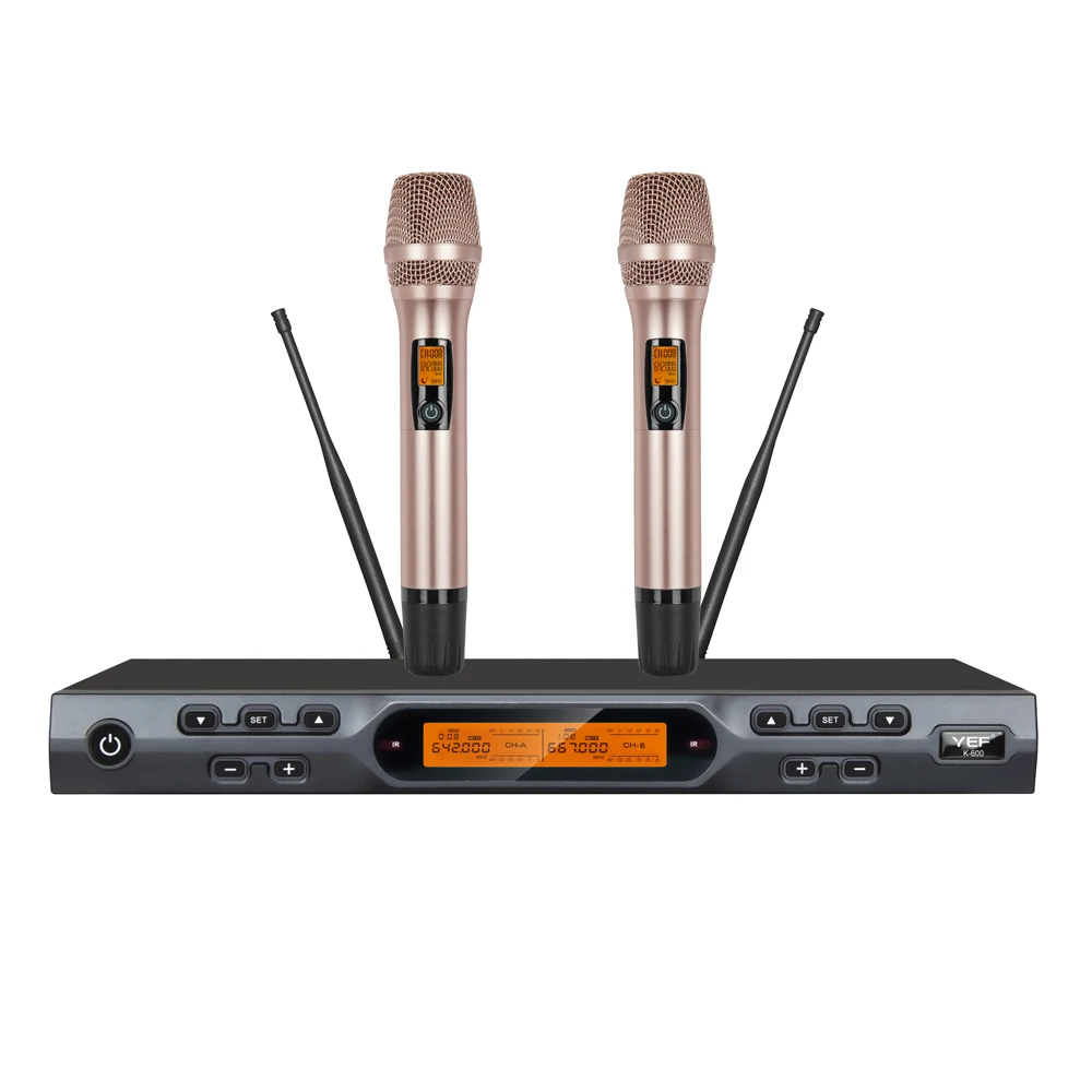 Профессиональный 100-канальный беспроводной UHF-микрофон для студийной записи и