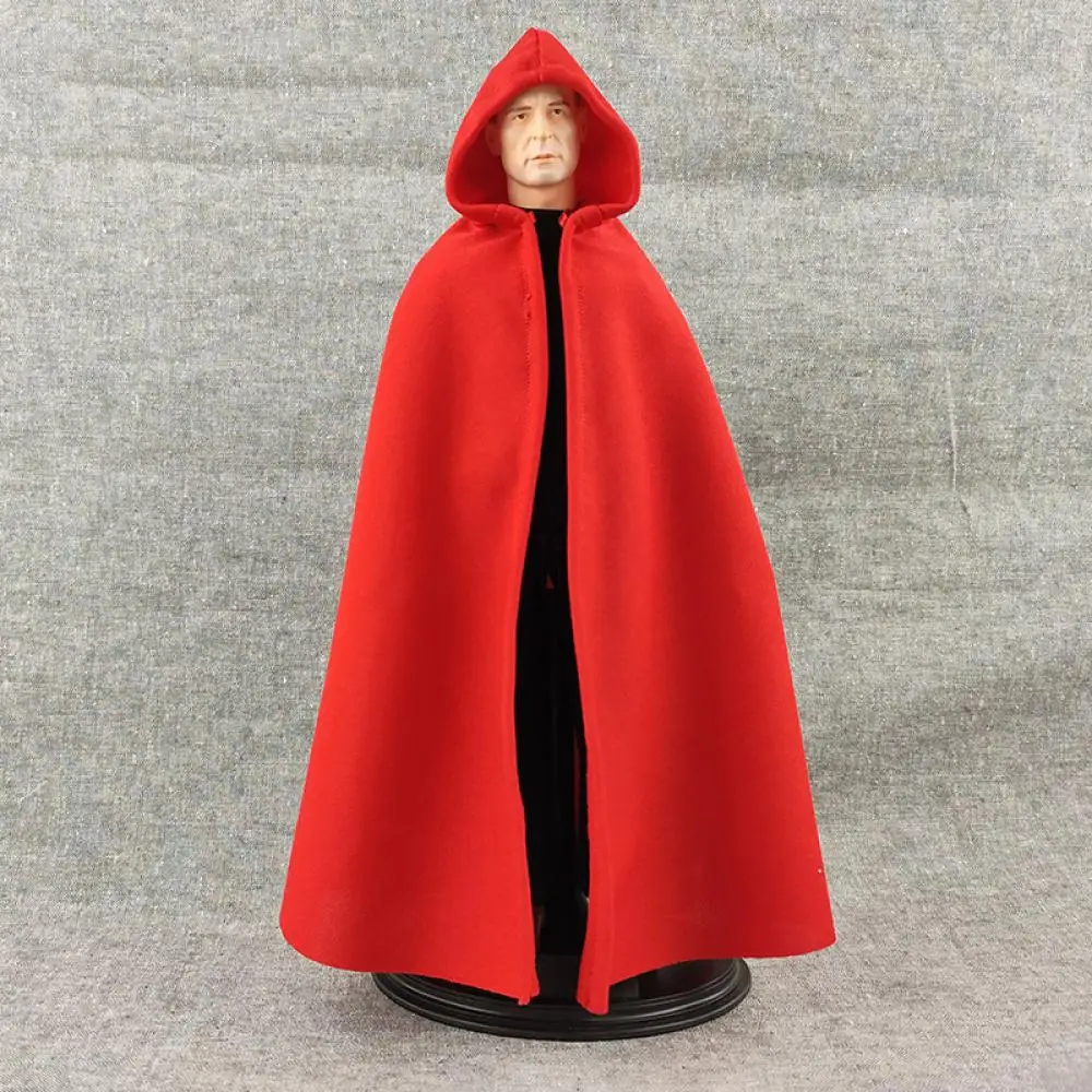 

1/6 Scale Multiple Colors Male Female Soldier Accessories Male Cloak Hooded Cape Clothes 12 Inches Action Figure