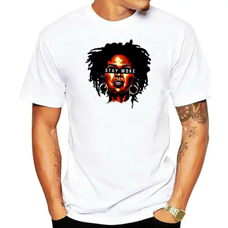 

Lauryn Hill Stay Woke Vintage 90S Hip Hop Tshirt Black History All Sizes Gyms Fitness Tee Shirt