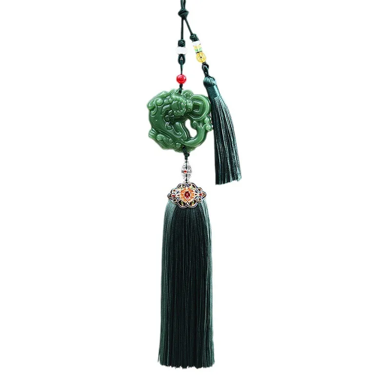 Подвеска для автомобиля с двойной кисточкой украшение Pixiu Guanyin Buddhis подвесное