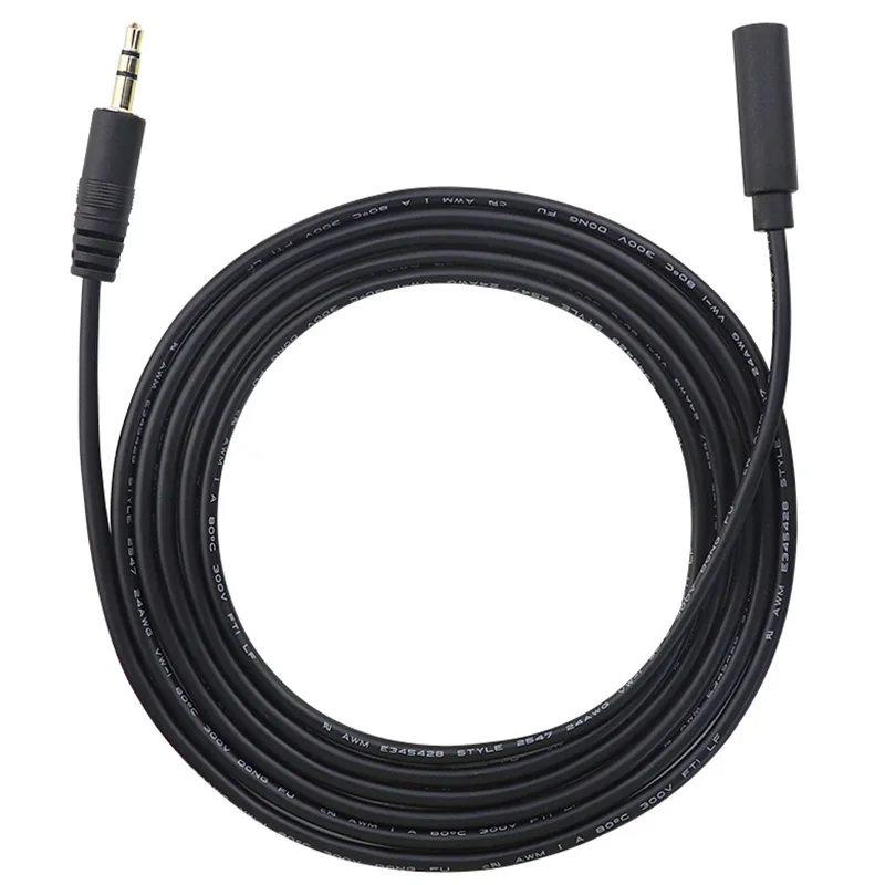 

1/2/3/m Male to Female 3.5mm AUX Jack Audio Extension Cable Cord 3.5 Auxiliary Headphone Earphone Speaker Stereo 3 Pole/4 Pole