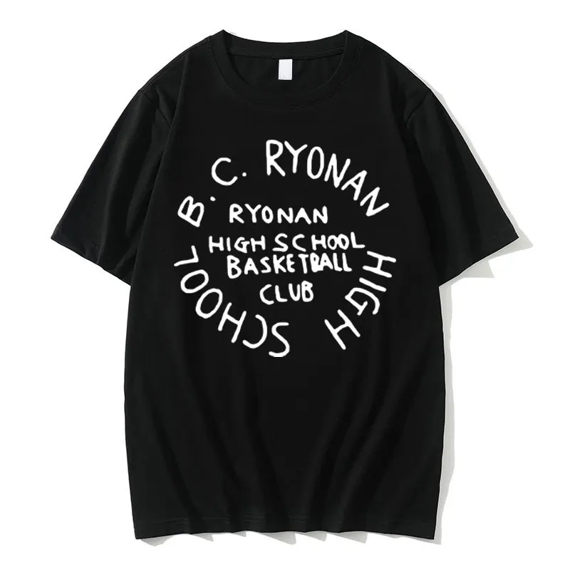 

Japanese Anime Slam Dunk Ryonan Akira Sendoh Tshirt Sakuragi Hanamichi Print T-shirts Men Women Oversized Fashion Tee Streetwear