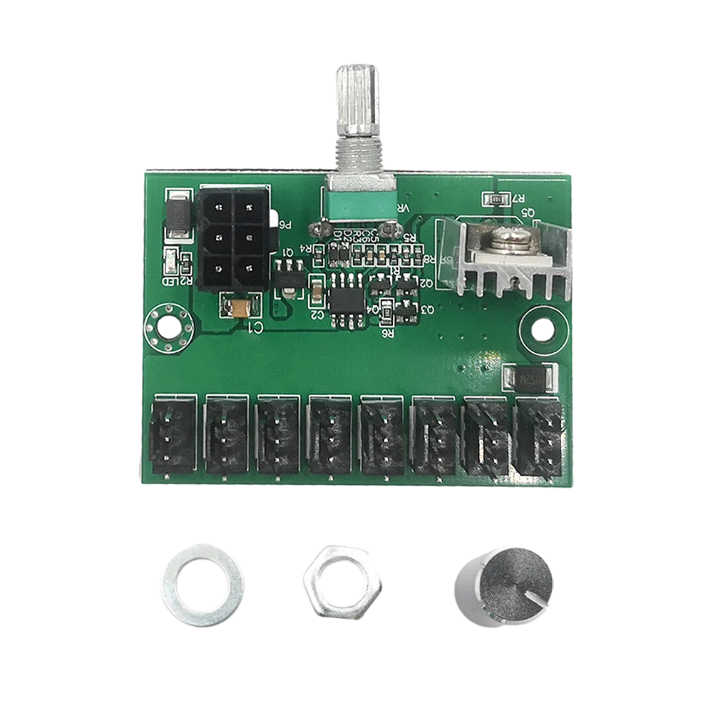 

ШИМ-контроллер скорости вентилятора, 4/8-канальный концентратор, мощный контроллер вентилятора, регулятор скорости, источник питания