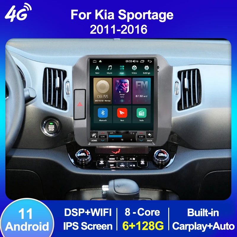 Автомагнитола все в одном для Kia Sportage 3 SL 2010 - 2016 |