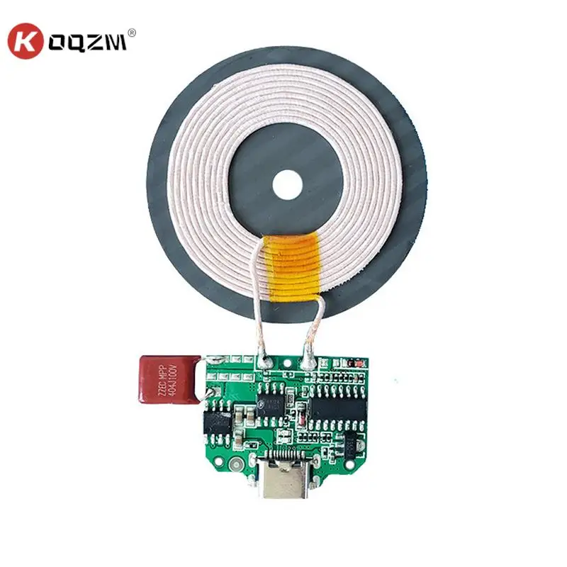 

15W Qi Fast Wireless Charger Module Transmitter With Box PCBA Circuit Board Coil DIY Type-C Port Wireless Charger Accessories