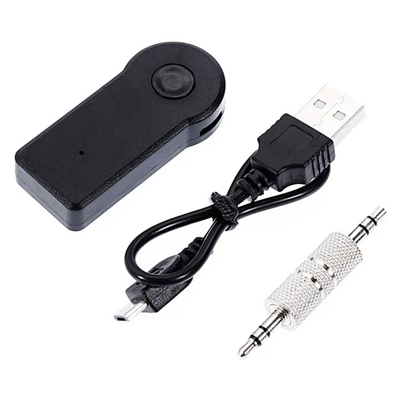 

Беспроводной автомобильный USB-адаптер 3,5 мм, разъем AUX, музыкальный стереоприемник, Bluetooth-передатчик для детской автомобильной колонки, MP3 с микрофоном