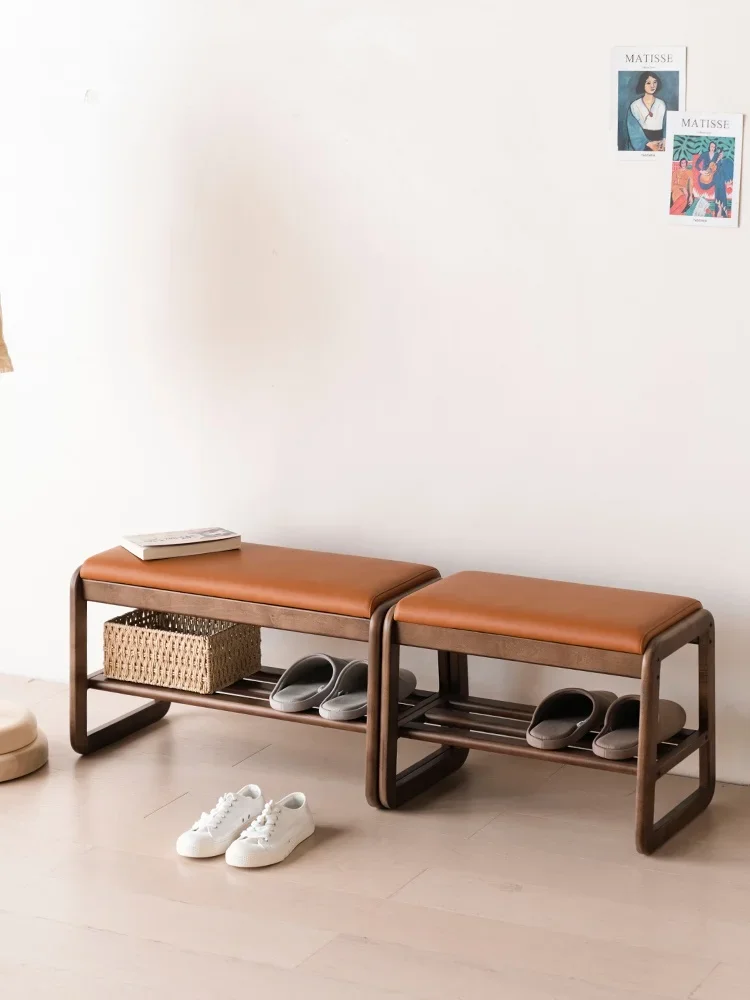 ła z litego drewna stołek do zmiany butów drzwi użytku domowego nosić buty wejście salon prosty może siedzieć miękka torba przedpokój