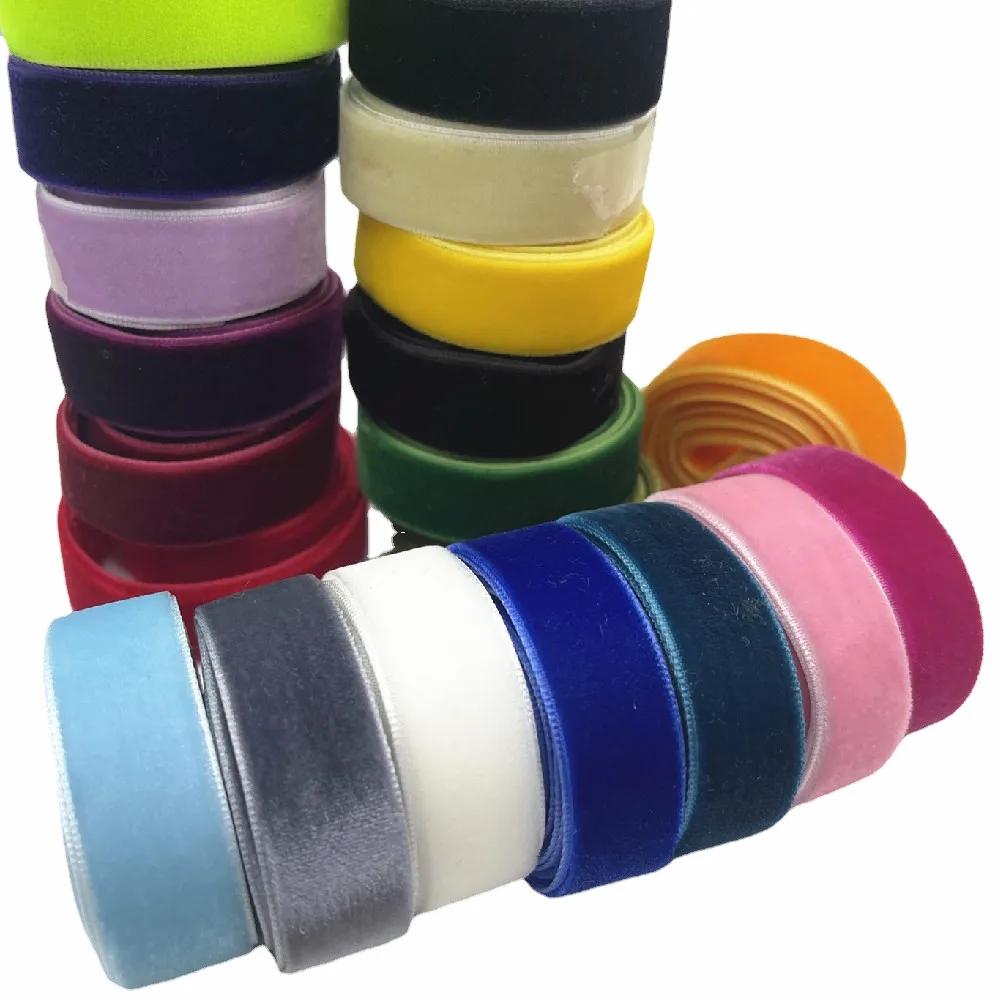 

Suoja 5 Yards 5/8"(15mm) Velvet Ribbon Wedding Party Decoration Handmade Ribbon Gift Wrapping Hair Bowknot DIY Christmas Ribbon
