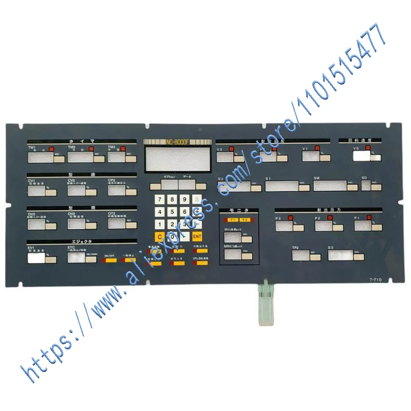 

NEW NC-8000F HMI PLC Membrane Switch keypad keyboard Industrial control maintenance accessories