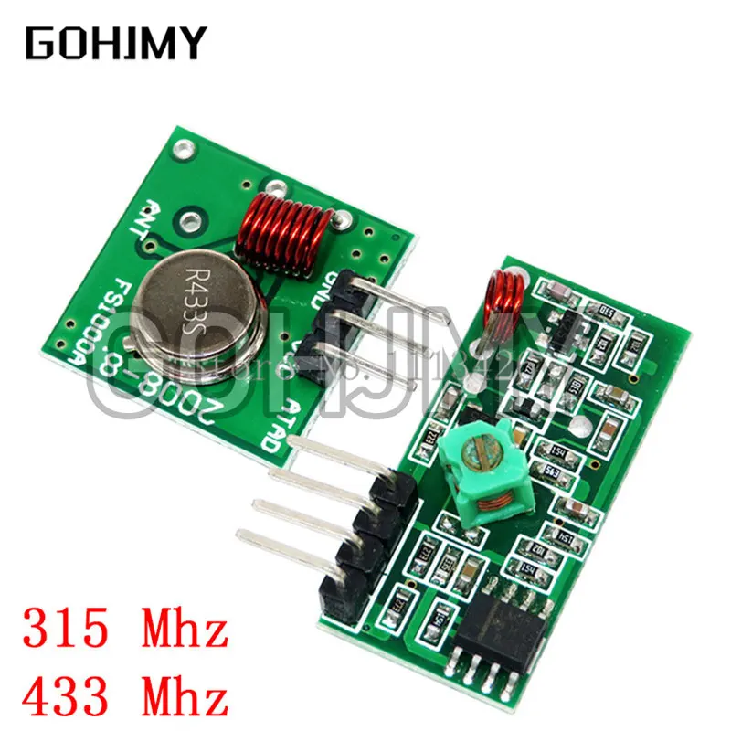 Модуль приемника беспроводного радиочастотного передатчика 315 МГц/433 МГц для Arduino
