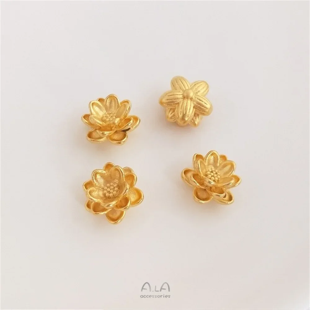 Вьетнам Shajin с большим отверстием бусина цветком лотоса дорожные аксессуары