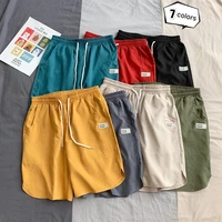 2021 new men fitness bodybuilding shorts man summer gym workout male breathable quick dry sportswear jogger beach short pants