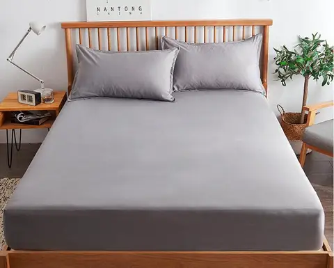 Простыня на резинке Kekegentleman 100% хлопок