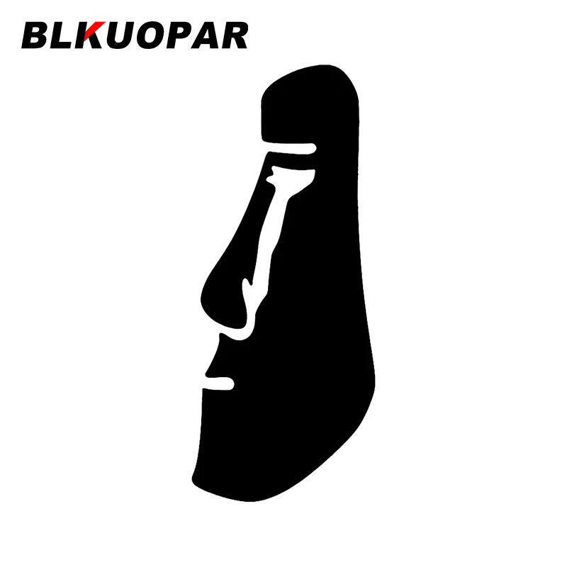 

BLKUOPAR Moai статуя с острова Пасхи Рапа Nui наклейка на голову автомобиля креативная виниловая наклейка Водонепроницаемая холодильник автомоби...