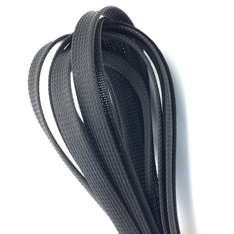 5/10 м ПЭТ расширяемая плетеная кабельная муфта защитная изоляционная оболочка