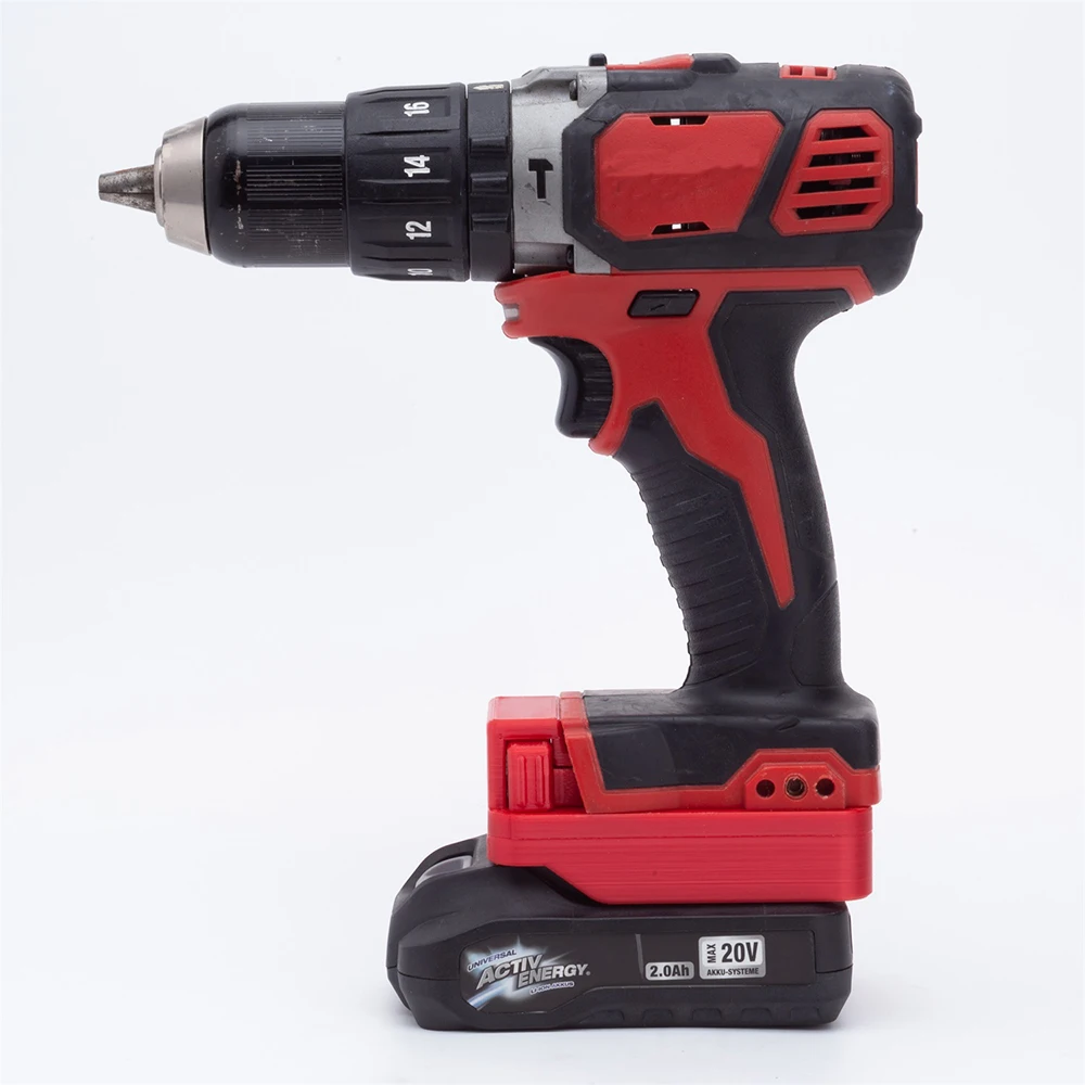 Адаптер для литиевого аккумулятора Aldi Ferrex Redmi Energy 20 в Milwaukee 18 преобразователь