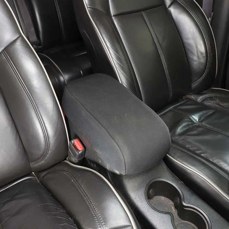 

For Hummer H3 2005 2006 2007 2008 2009 Car Modeling Black Central Control Armrest Box Protector Car Interior Accessories