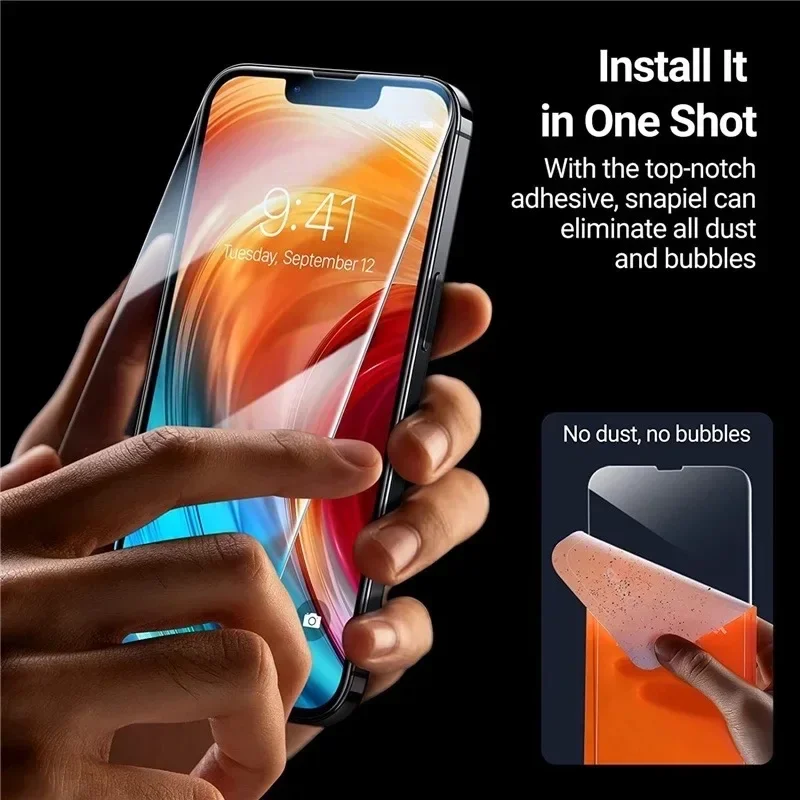 5 шт. закаленное стекло для iPhone 15 14 13 12 11 Pro Max Защитная пленка экрана IPhone 7 8 Plus SE X XS XR
