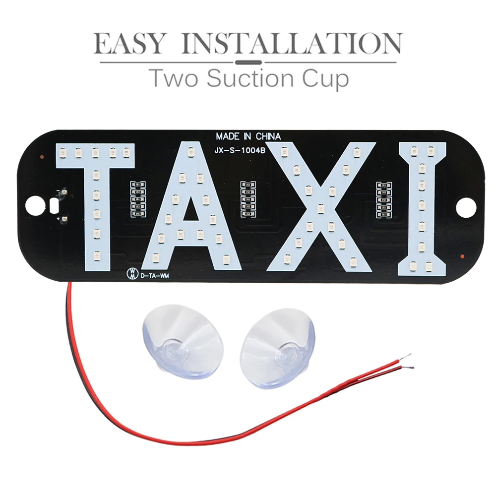Светодиодный знак для такси на автомобильное лобовое стекло 12V высокого качества, экономный и долговечный, с новым брендом лампы, 45 светодиодов, свет на лобовом стекле.