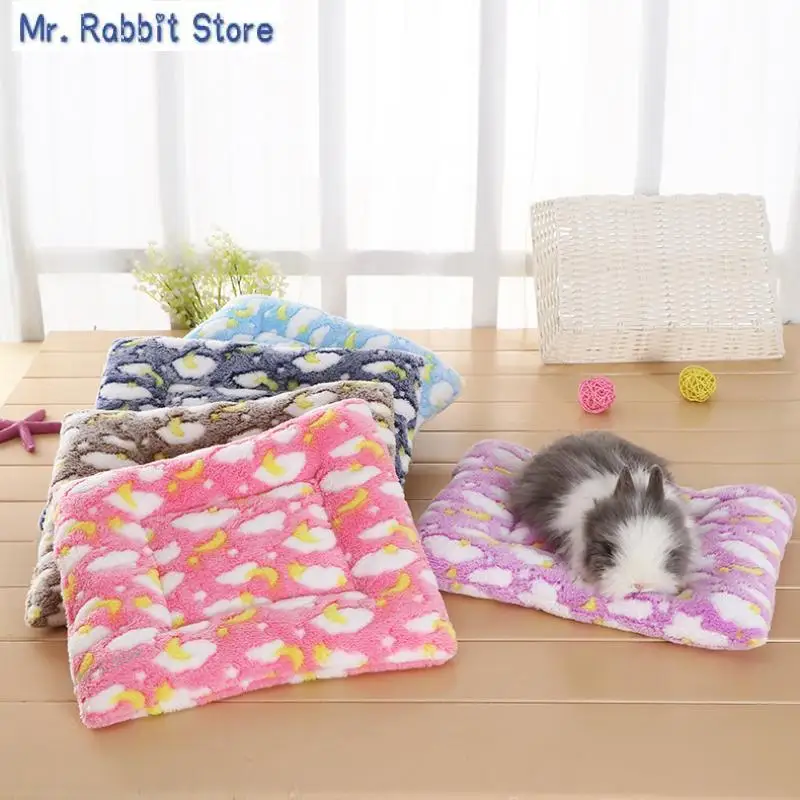 

Rabbit Chinchilla Bed Mat House Nest Hamster Accessories Small Animal Guinea Pig Hamster Bed House Winter Warm Squirrel Hedgehog