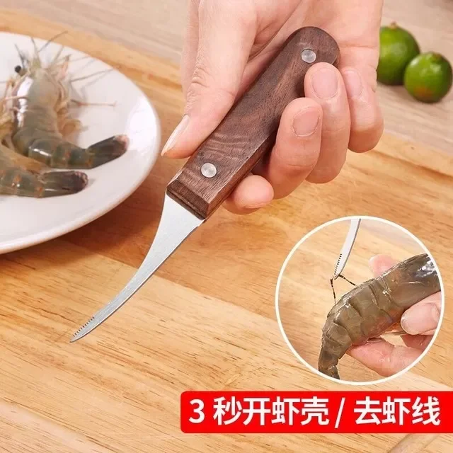 

2022New Line Remove Knife Lobster Intestines Cutting Oysters Fish Cleaning Shellfish Seafood Kitchen Gadgets Tool Mini