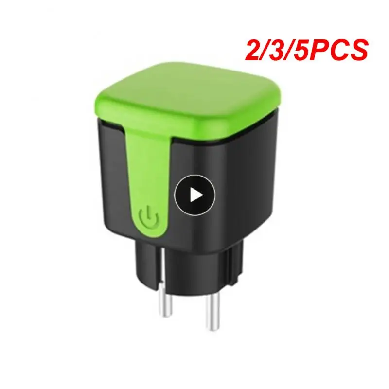

2/3/5PCS Eu Smart Socket Smart Plug Outdoor Waterproof Smart Wifi Plug With Alexa Google Home Remote Control