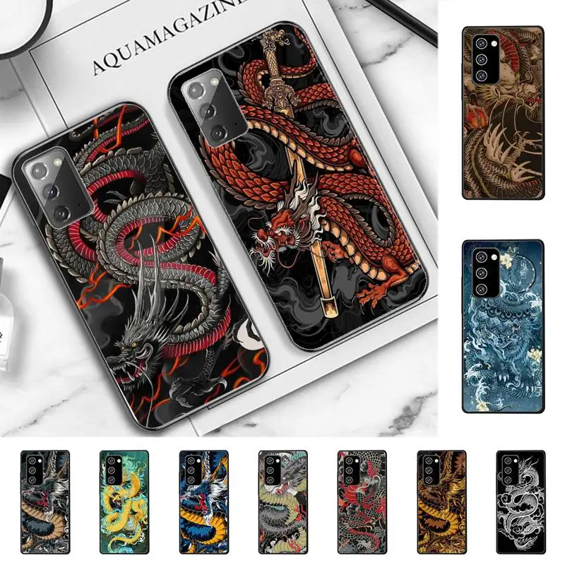 

Cute Dragon Phone Case for Samsung Note 5 7 8 9 10 20 pro plus lite ultra A21 12 72