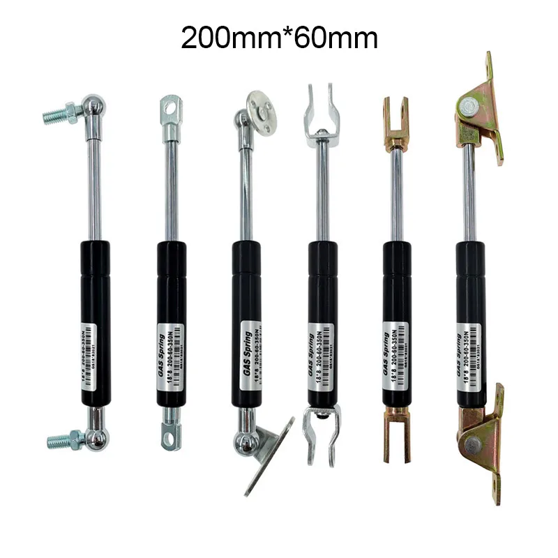 

18*8 Rod Stroke gas spring folding hinge 50N-500N/5kg-50kg Force lift support Hole Center Distance 200mm stroke distance 60mm