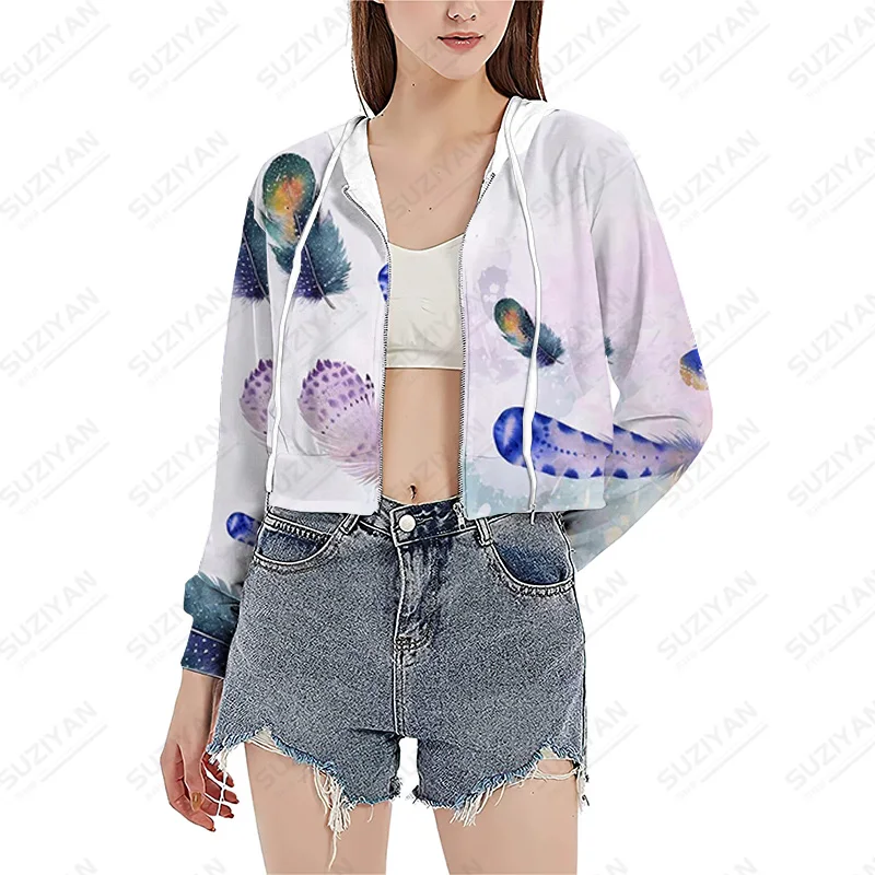 

Simple Workout New Outwea Graphic Harajuku Tops College Daily Casual Hooded Loose Autumn Clothing Y2k Female Hoodie Crop Top