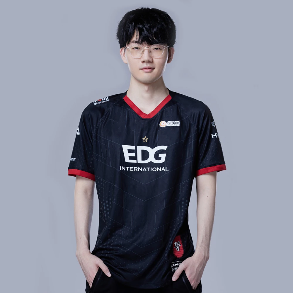 

Новая футболка для киберспорта для мужчин и женщин, Униформа команды LOL LPL Scout Viper Jiejie Mekio Flad, черная футболка с принтом имени пользователя, Киберспорт