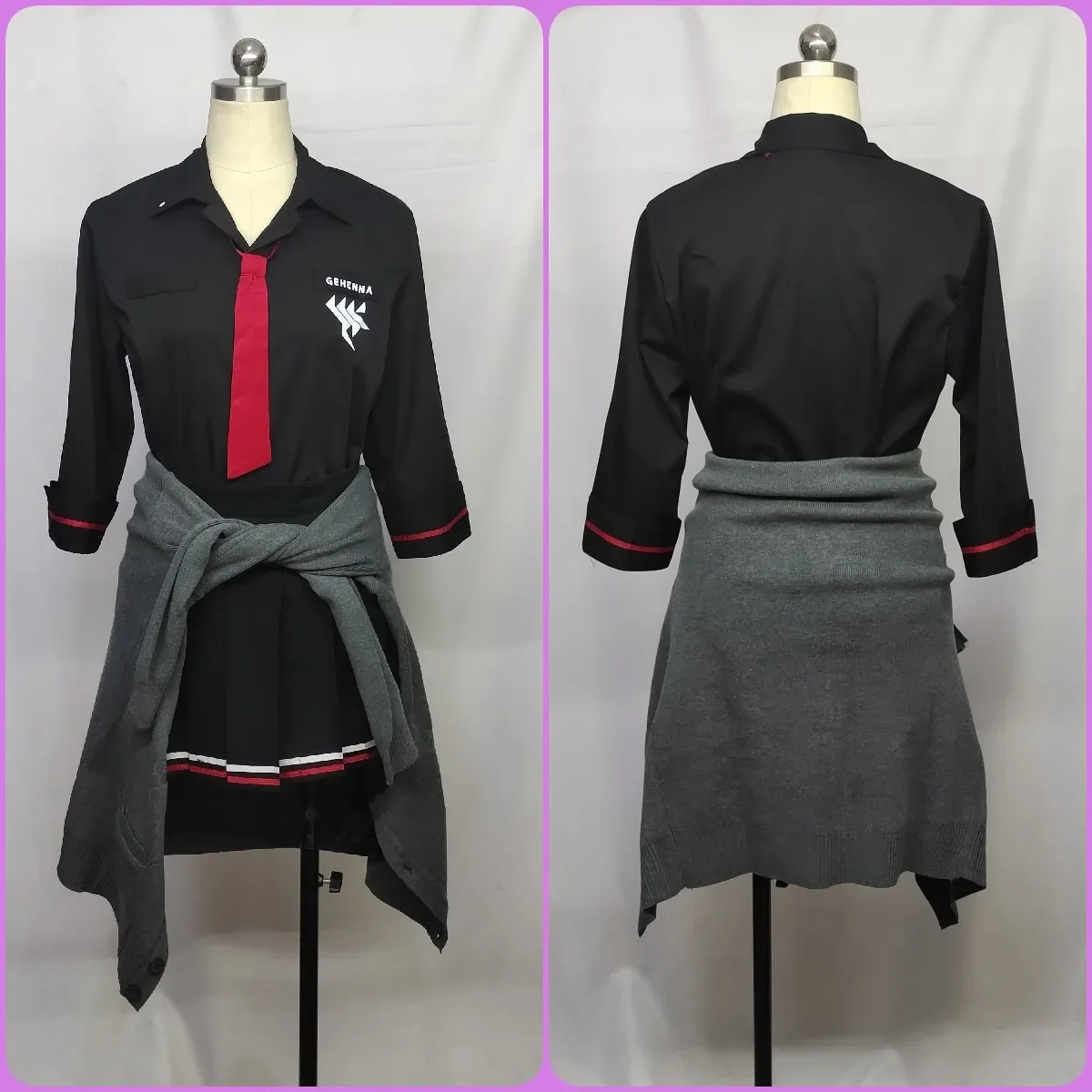 Игра Синий Архив Хатами Эрика Косплей Костюм Официантки Вечерняя Одежда