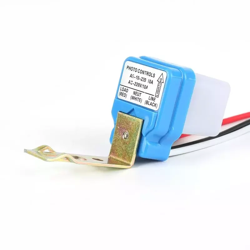 

Automatic On Off Photocell Street Lamp Light Switch Controller DC AC 220V 50-60Hz 10A Photo Control Photoswitch Sensor Switch