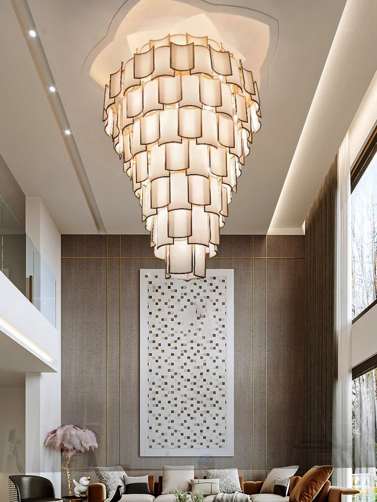 

Villa living room pendant lamp, hotel lobby banquet hall model room, elevated duplex building pendant lamp