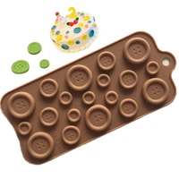 3d diy silicone chocolate mold non stick cake letters button mould reusable baking tools kitchen accessories