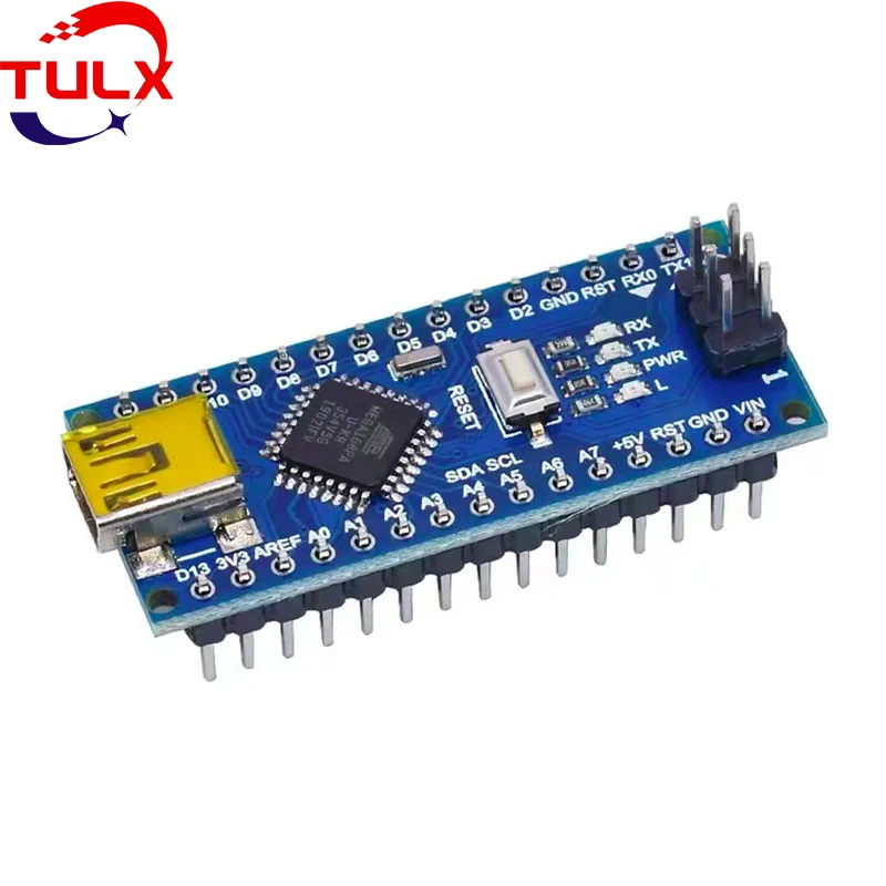 Плата плата совместимая с контроллером Atmega328 для Arduino Nano 3 0 макетная без USB модуля 1
