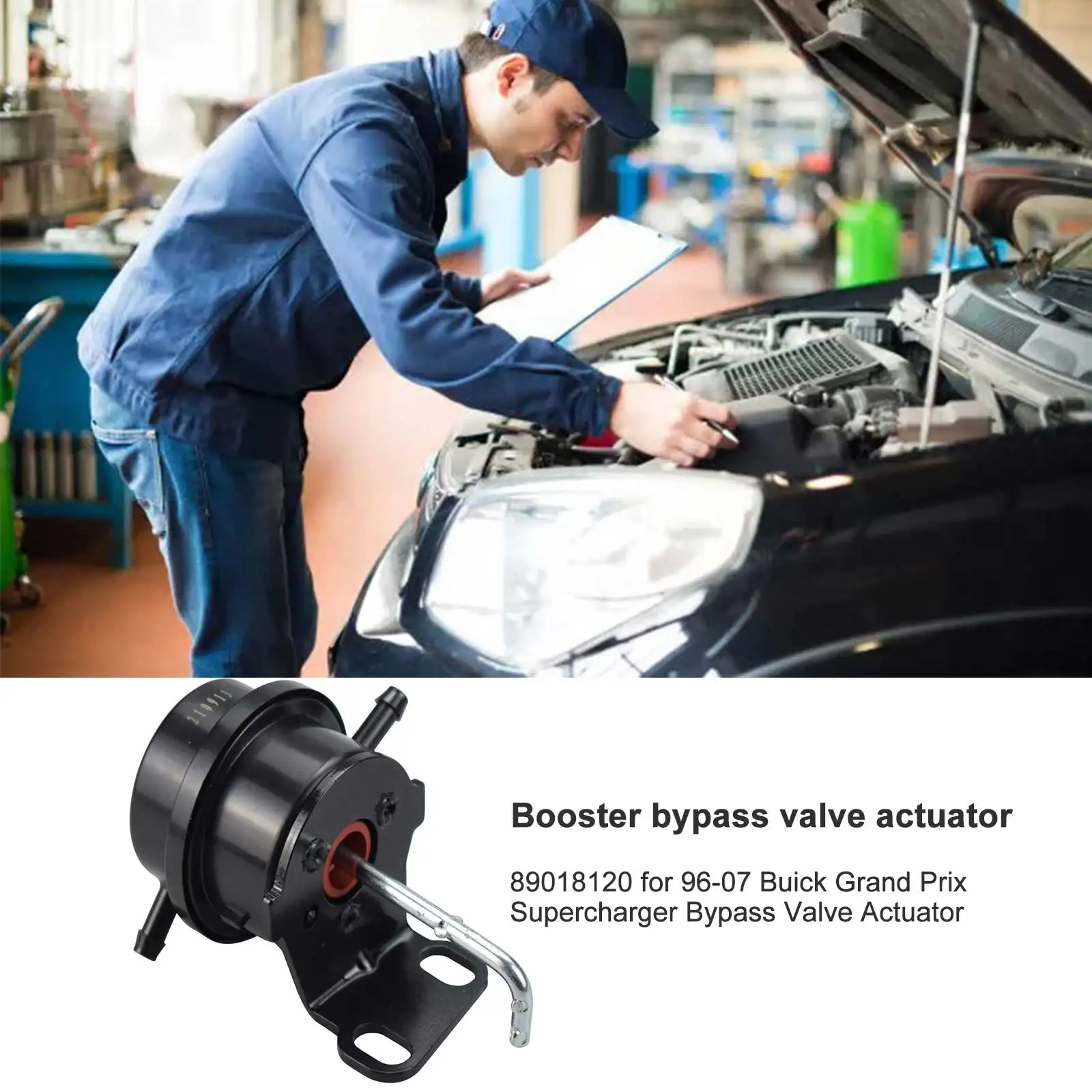 

Supercharger Boost Bypass Valve Actuator 89018120 Suitable for 96-07 Bonneville Regal