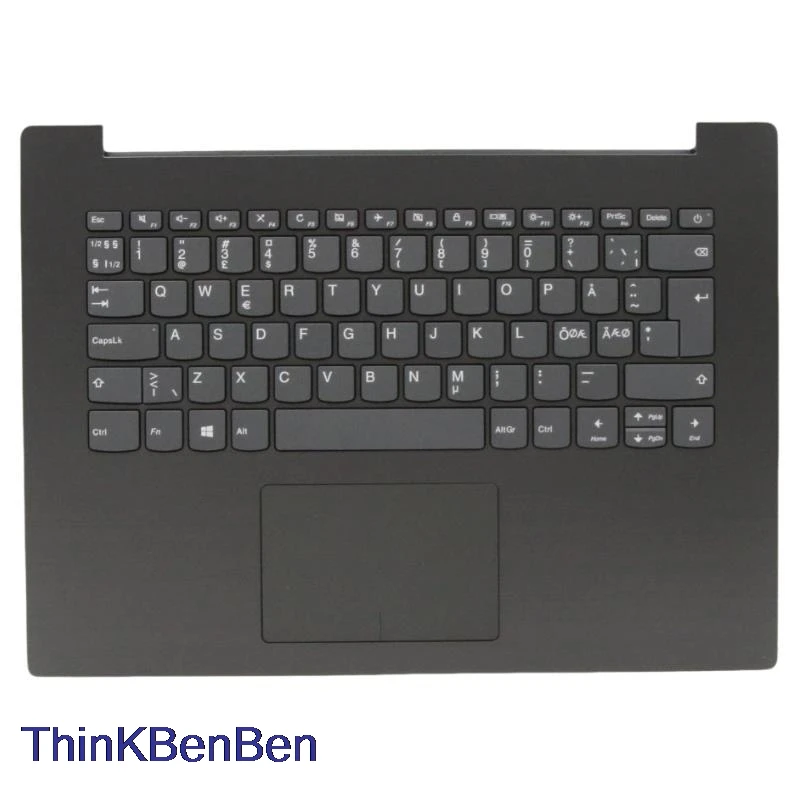 NDC Nordic Iron Grey верхний чехол для клавиатуры упор рук Lenovo Ideapad 320 14 14ISK 14IKB 14IAP 14AST 5CB0N82200
