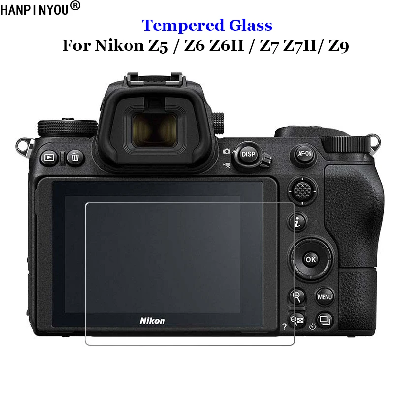 For Nikon Z8 Z5 Z6 Z6II / Z7 Z7II Z9 Clear Tempered Glass 9H 2.5D Camera LCD Screen Protector Protective Film