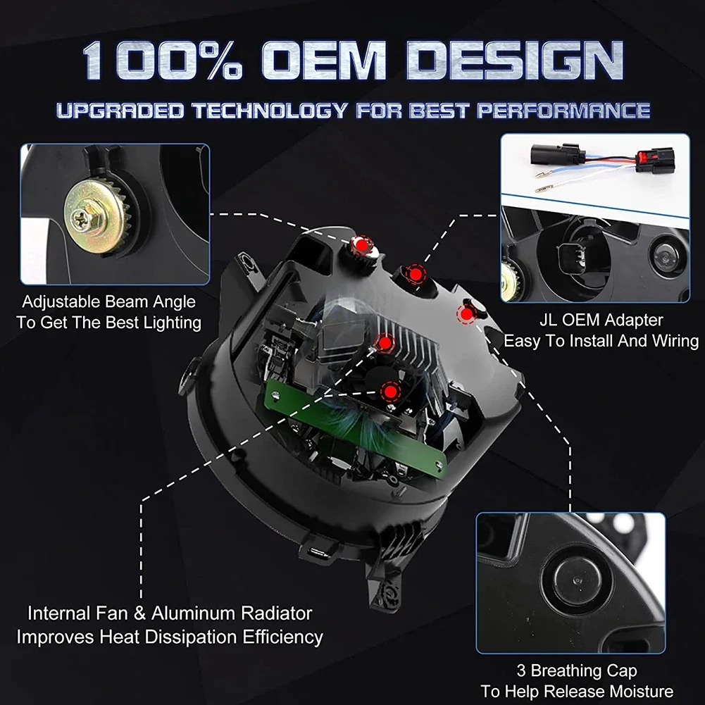 ACTVTCA 9-дюймовые светодиодные фары дневные ходовые огни сигнал поворота гало
