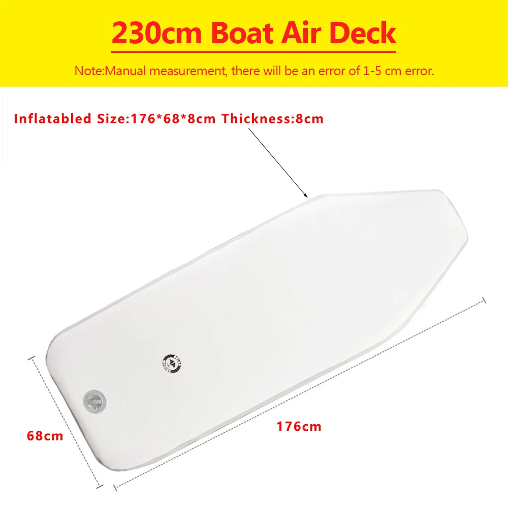 

230 см ПВХ лодка надувная палуба износостойкая надувная палуба складная надувная лодка Нижняя воздушная палуба
