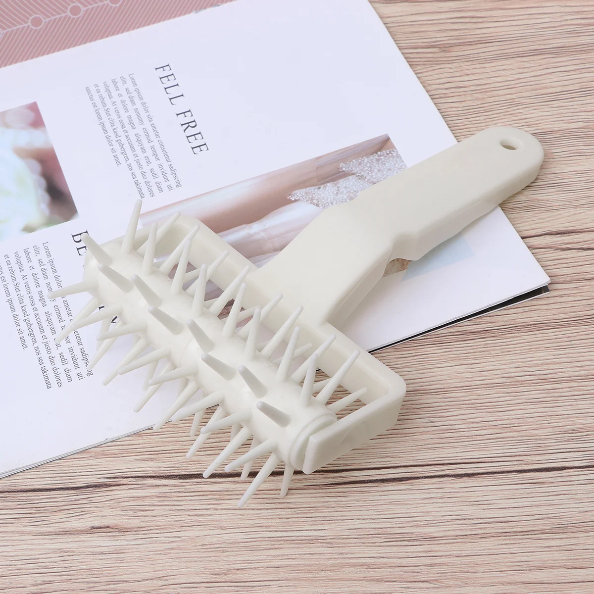 

Roller Pizza Dough Docker Pie Pastry Cake Baking Puncher Hole Tools Stainless Steel Tool Crust Spike Spikes Lattice Spiked Pin
