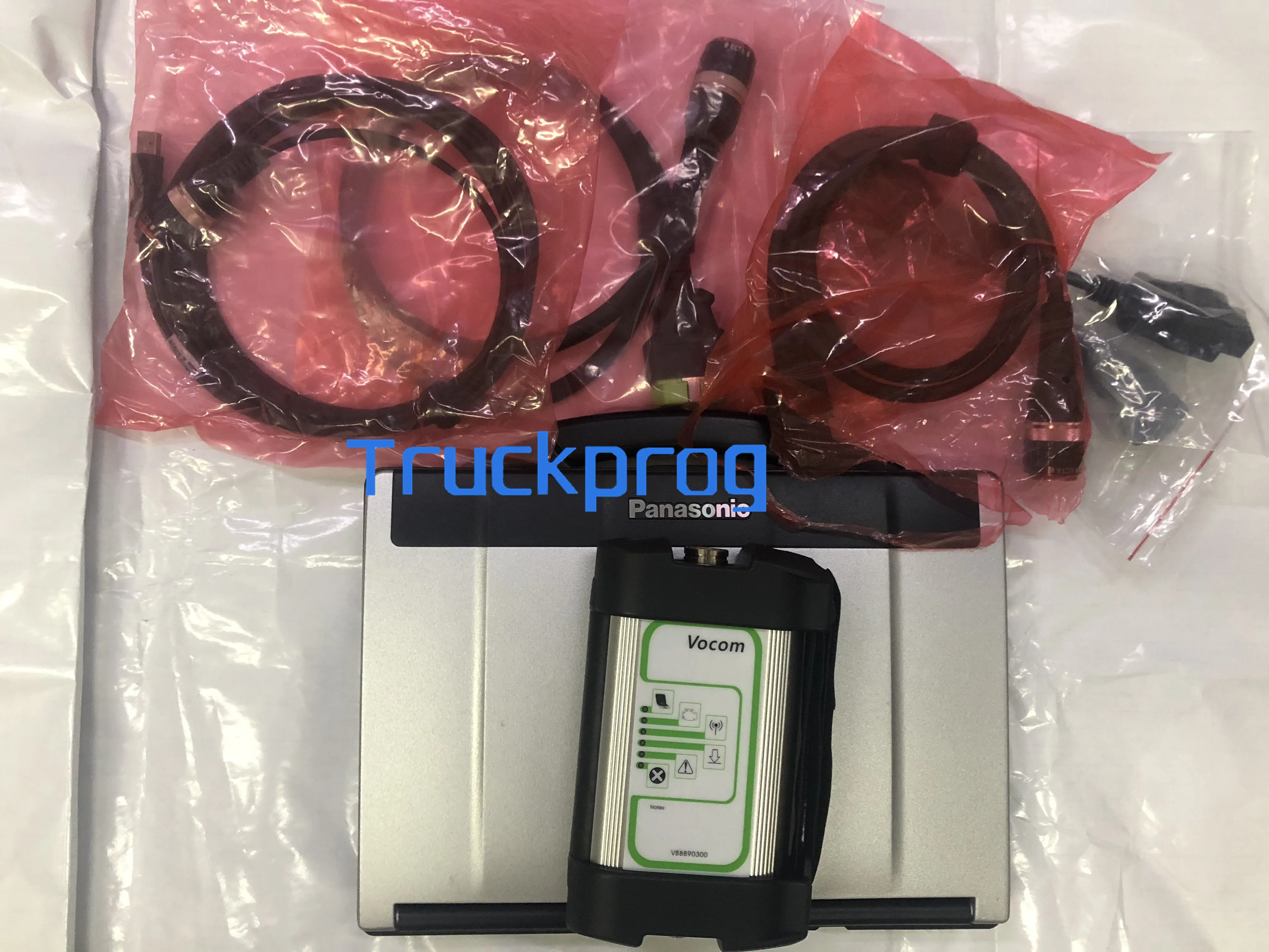 

For VOLVO Vocom 88890300 VOCOM 1 ptt V2.8 dev2tool developer+CF53 laptop for VOLVO FH FM EURO5/6 truck excavator diagnostic tool